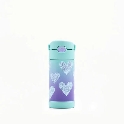 Garrafa Térmica 355ml Corações Coloridos - Thermos