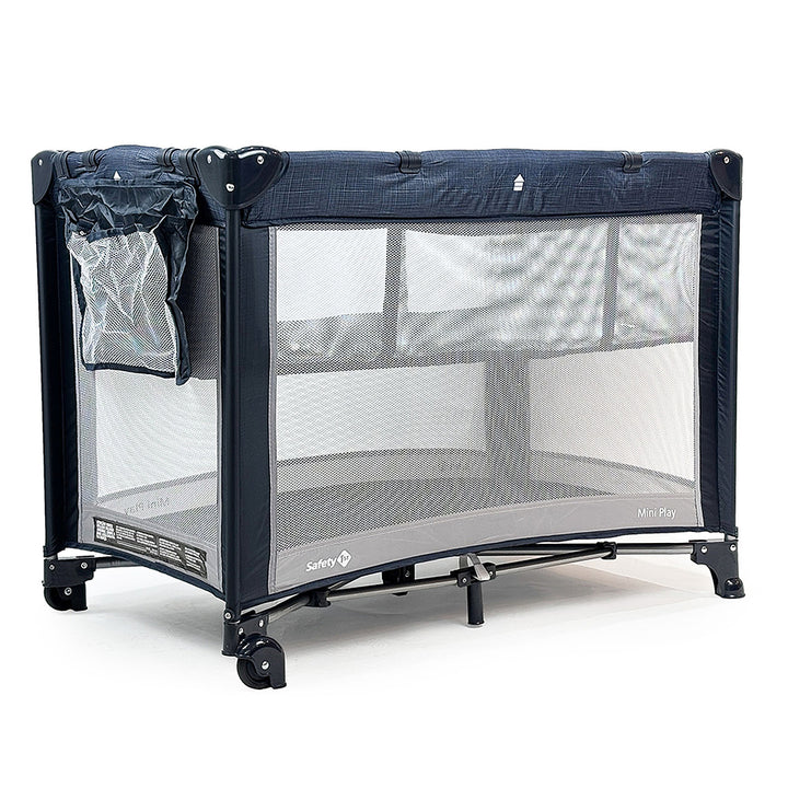 Berço Mini Play 1t Net Blue - Safety