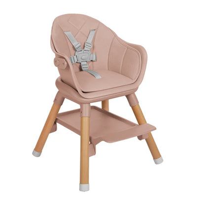 Cadeira Refeição 6 Em 1 Woody Pink - Kikka Boo