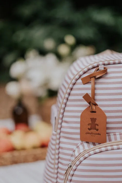 Mochila Térmica Crescer Caramelo Listrado - Pirulitando