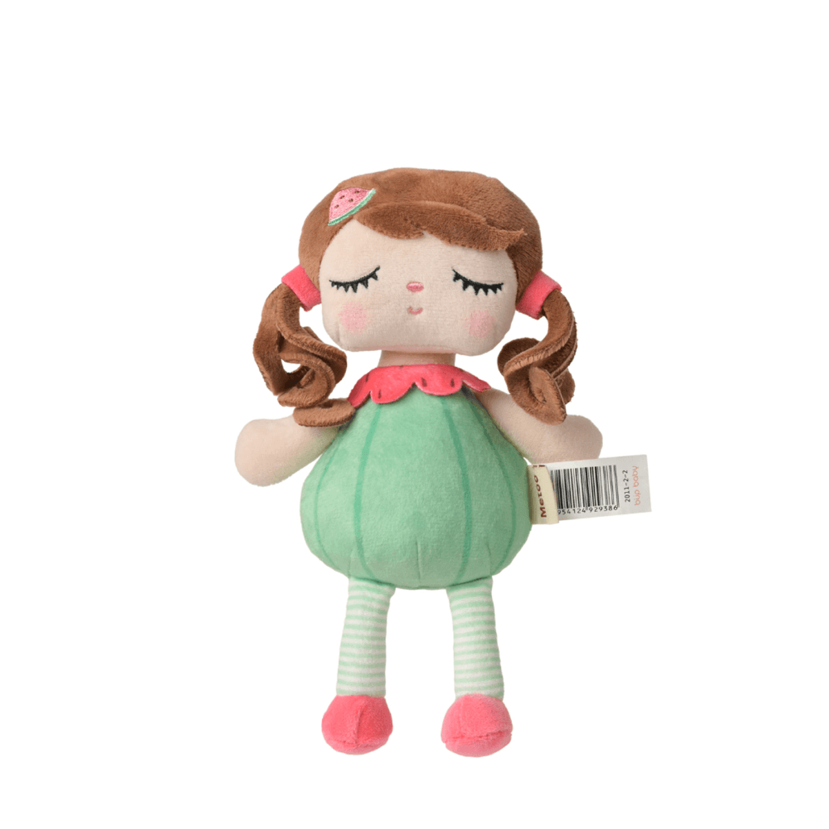 Boneca Mini  Com Caixa Ângela Frutas Melancia  20cm - Metoo