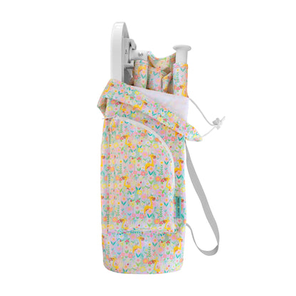 Cadeira Baby Outdoor  Dobrável Rosa Até 15 Kg - Marcus e Marcus