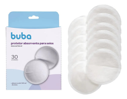 Protetor Absorvente Descartável Para Seios 30 Uni - Buba