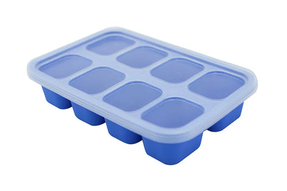 Forma para Congelar com 8 Cubos de 30ml Azul - Marcus e Marcus