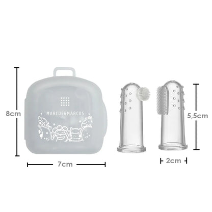 Kit Com 2 Dedeiras Em Silicone Com Caixa Armazenagem -Marcus E Marcus