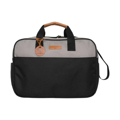 Bolsa Grande Abraço Cinza C/ Preto - Pirulitando