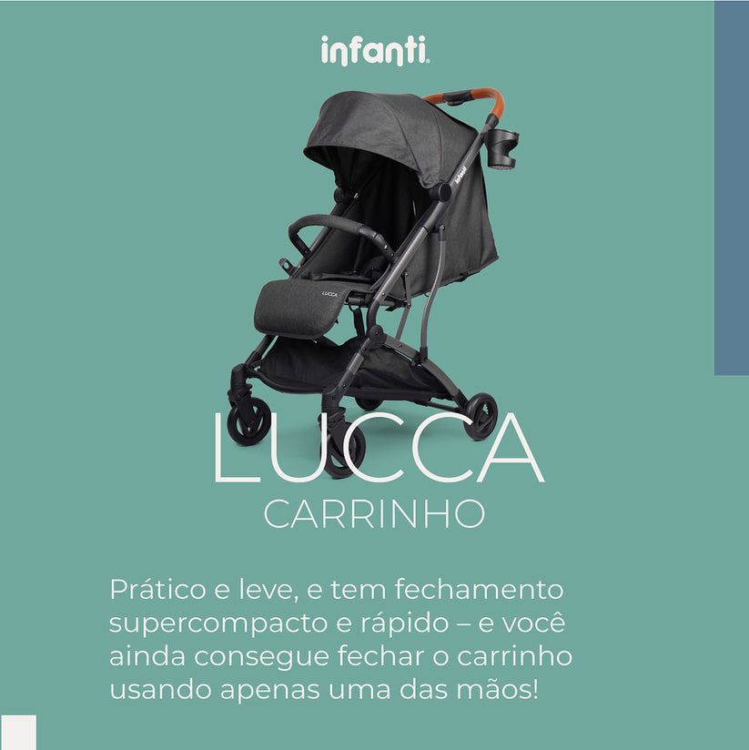 CARRINHO LUCCA PRETO - INFANTI
