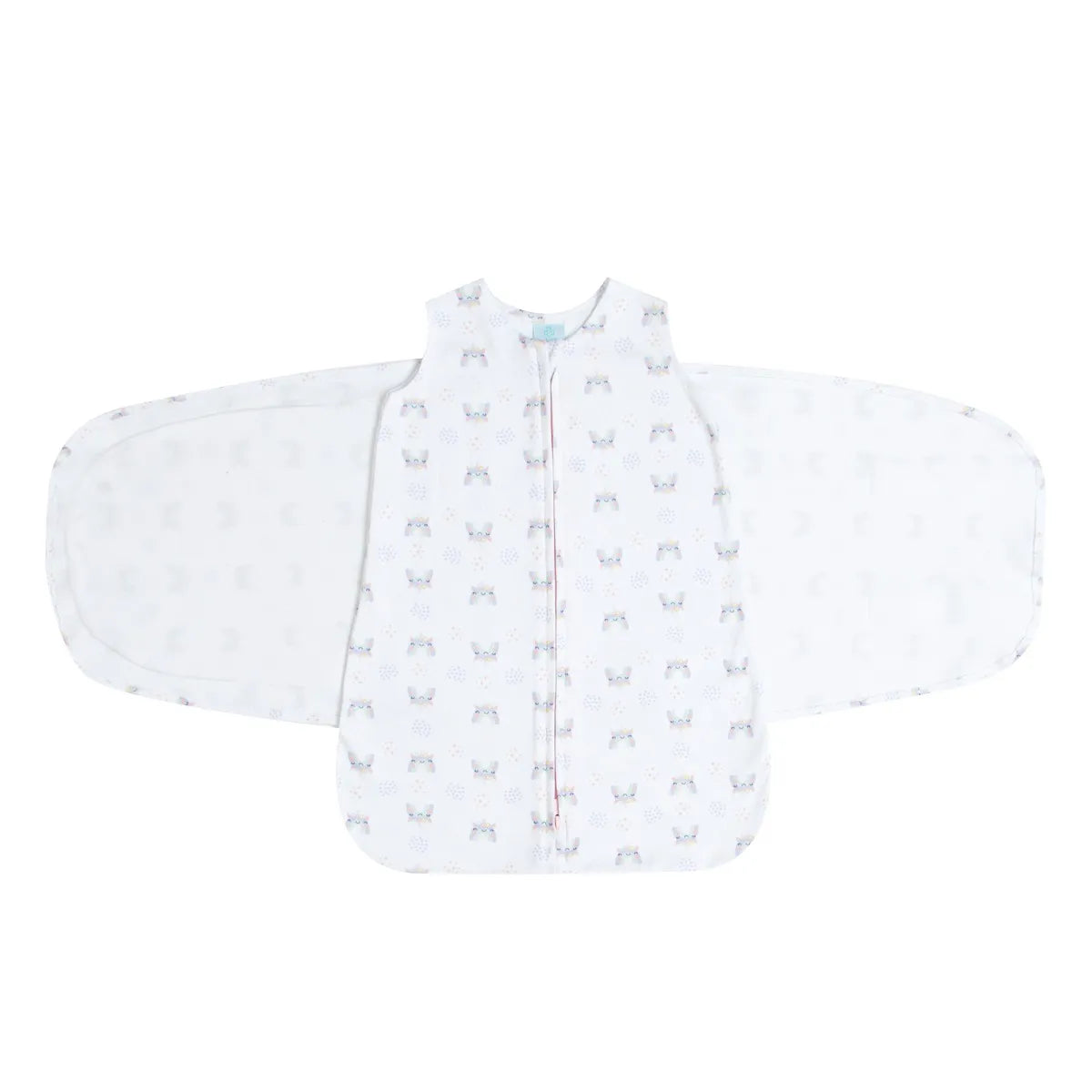 SACO DE DORMIR SWADDLE EM ALGODÃO EGÍPCIO UNICÓRNIO - CASULO DE ANJO