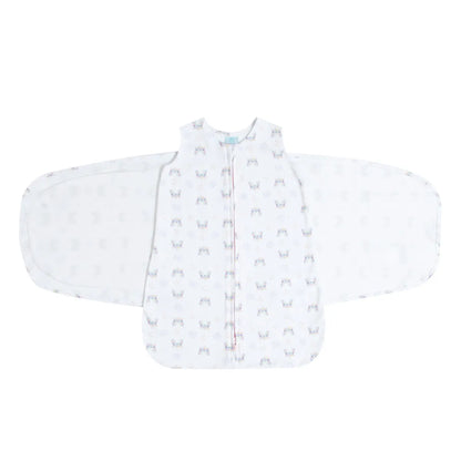 SACO DE DORMIR SWADDLE EM ALGODÃO EGÍPCIO UNICÓRNIO - CASULO DE ANJO