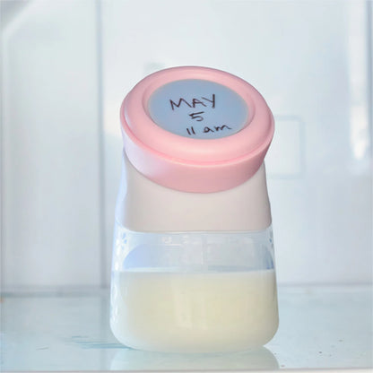 Mamadeira Angulada Em Silicone 120ml Rosa - Marcus e Marcus
