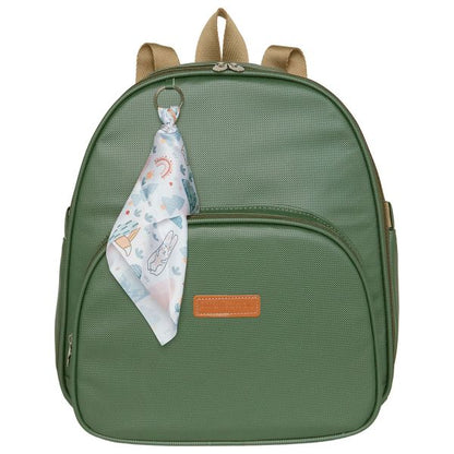 MOCHILA MATERNIDADE TÉRMICA BROTINHO VERDE MUSGO - PIRULITANDO