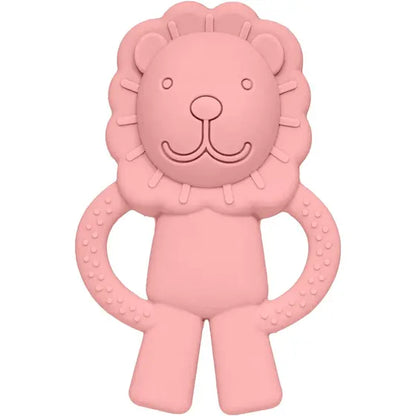 Mordedor em Silicone Leãozinho Rosa - Buba