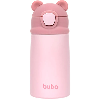 Copo Térmico Parede Dupla Ursinho Rosa - Buba