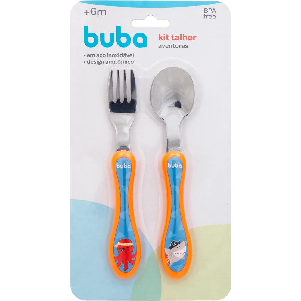 Kit Talheres Aventuras Pirata - Buba