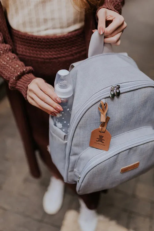 Mochila Térmica Cuidado Cinza - Pirulitando