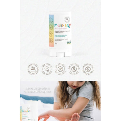 Magic Balm Multiuso Baby - Bálsamo para alívio de picadas e coceiras - Verdi Natural