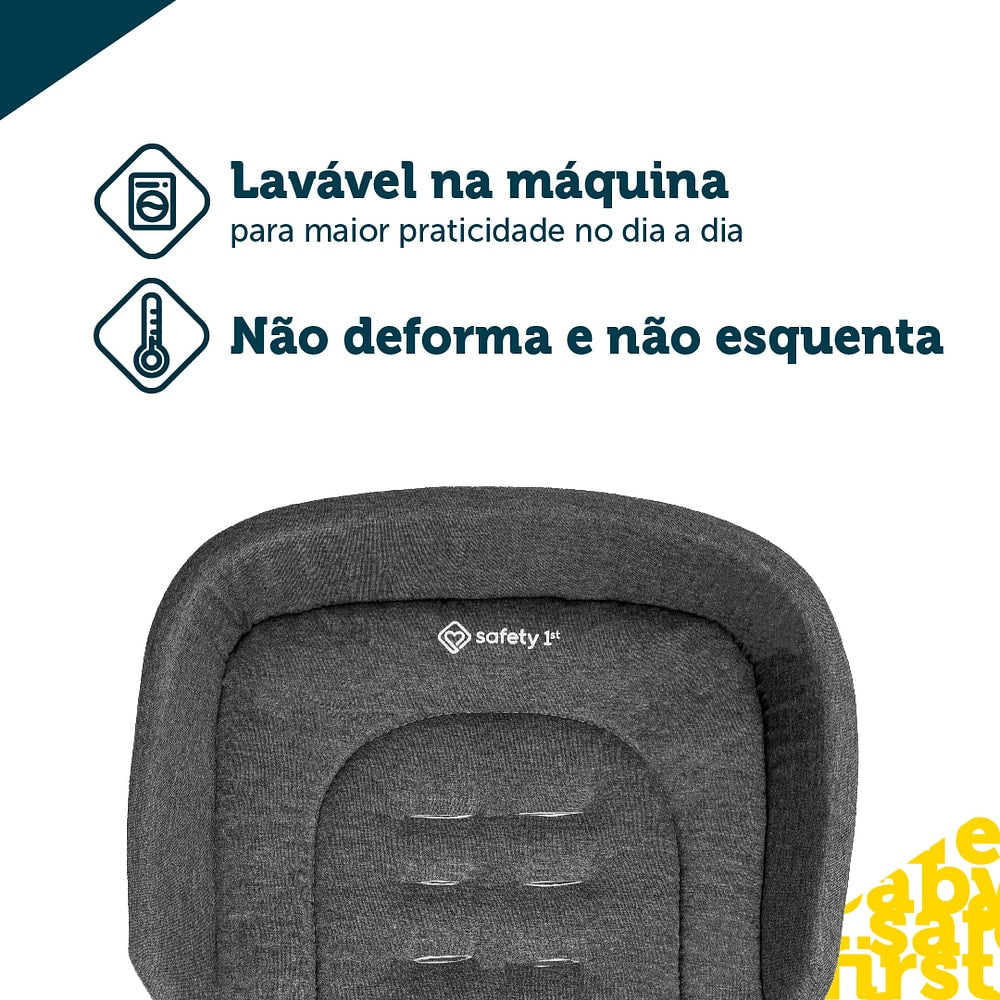 ALMOFADA PARA CARRINHO SAFECOMFORT DUPLA FACE CINZA - SAFETY 1st