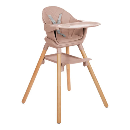 Cadeira Refeição 6 Em 1 Woody Pink - Kikka Boo