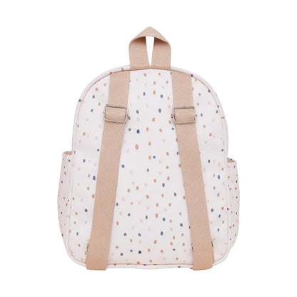 Mochila Maternidade Pequena Confete Marfim - Pirulitando