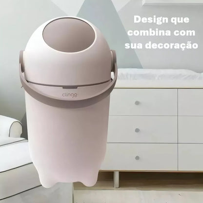LIXEIRA MÁGICA DE FRALDA ANTIODOR - CLINGO