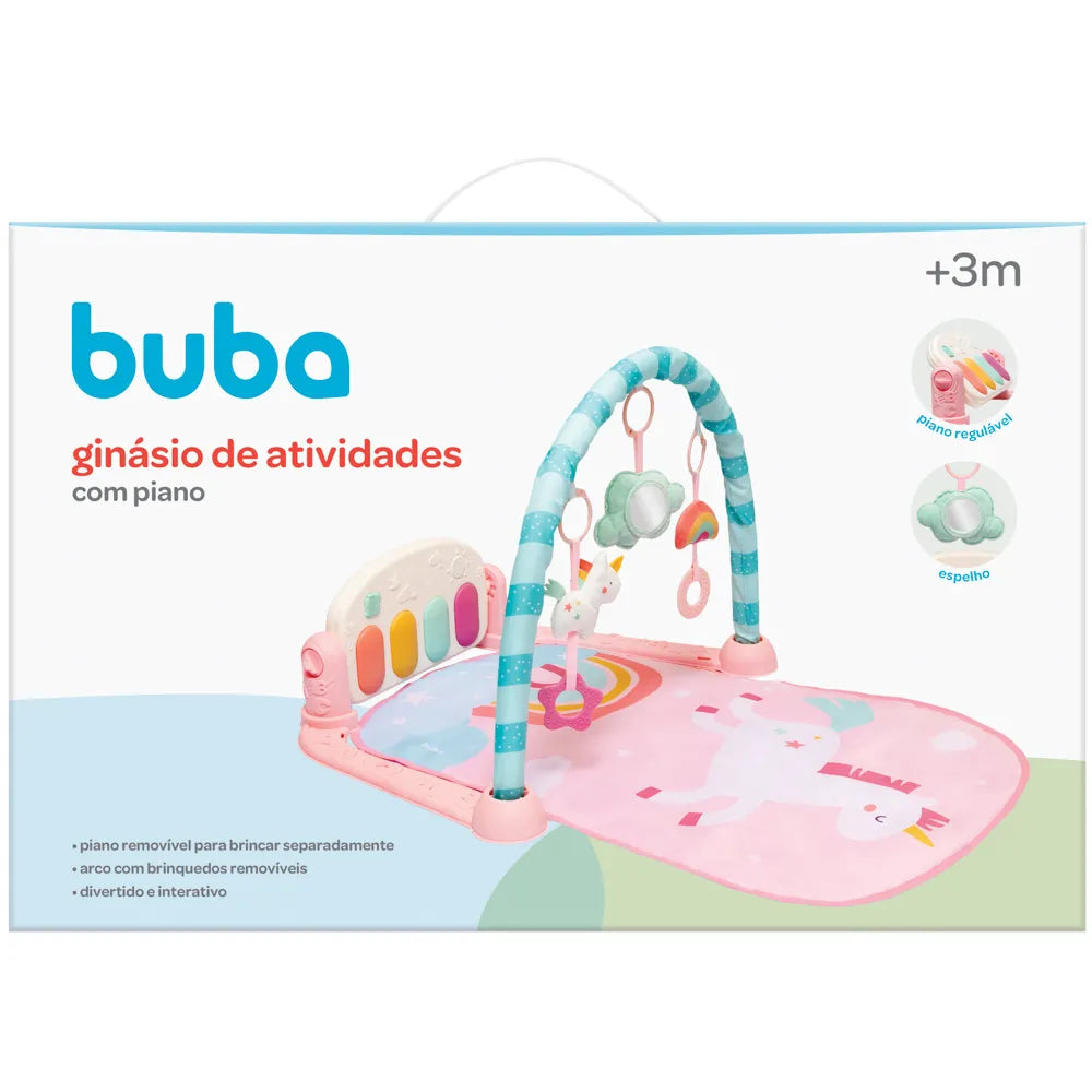 Ginásio De Atividades Com Piano Magic Unicórnio - Buba