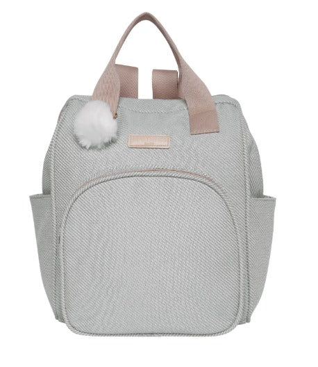 Mochila Media C/ Bolso Térmico Nuvem De Algodão - Pirulitando