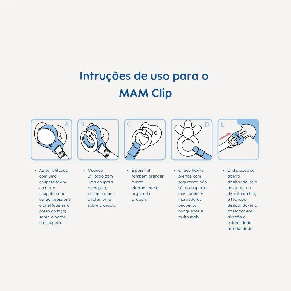 Prendedor Clip It! Rosa- Mam