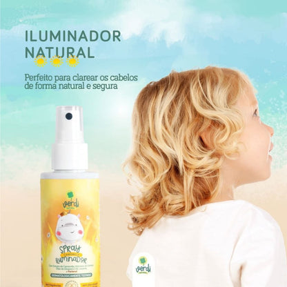 Spray Clareador de Cabelo Camomila e Pantenol  - Verdi Natural