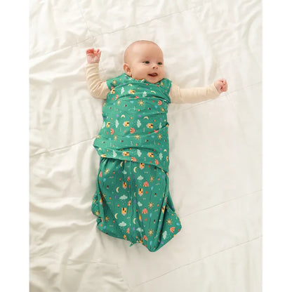 SACO DE DORMIR SWADDLE EM ALGODÃO EGÍPCIO CIRCO - CASULO DE ANJO
