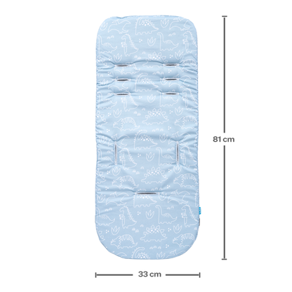 Almofada para Carrinho Dino Azul - Buba