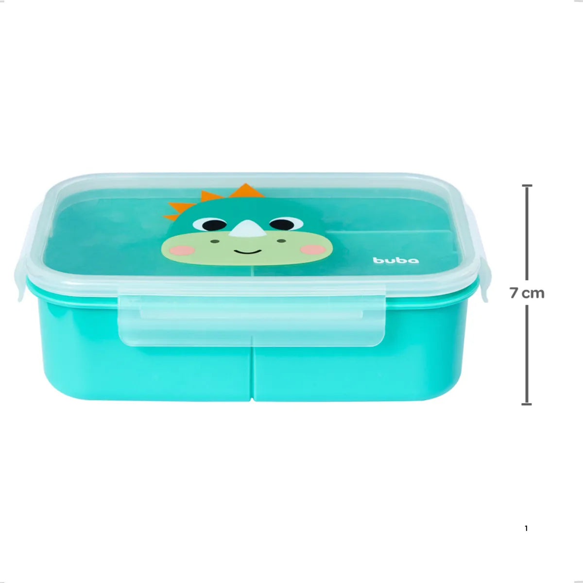 Lunchbox Com Divisórias Dino - Buba