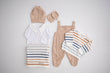 KIT MACACÃO E MANTA TRICOT BEBÊ CAIO - MINI LADY MINI LORD