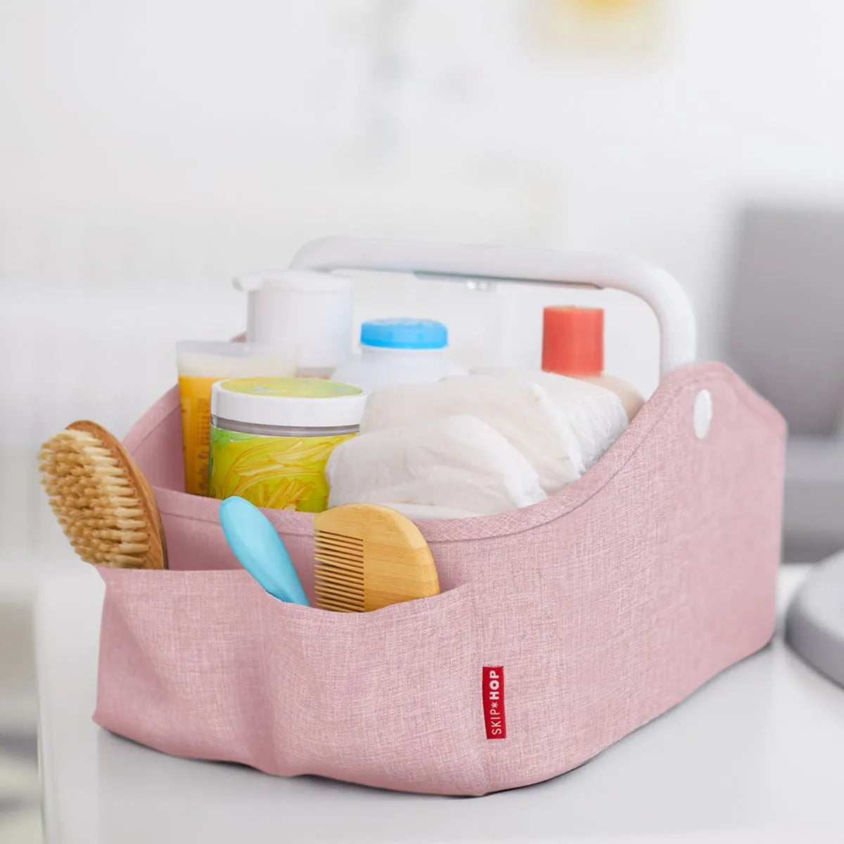 Organizador de Acessórios de Bebê com Led Rosa - Skip Hop
