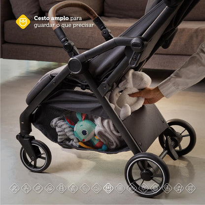 Carrinho Pact Pro Travel System Chumbo Shale - Joie