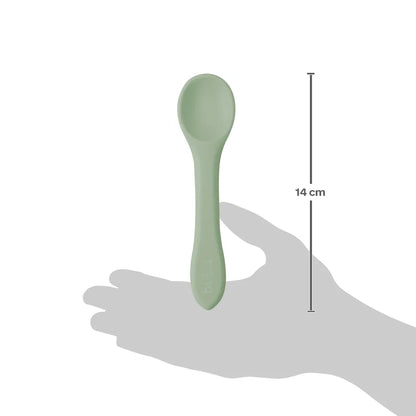 Colher Em Silicone Verde - Buba