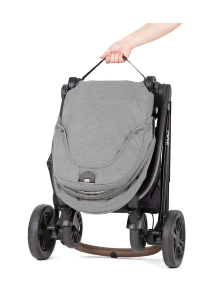 TRIO VERSATRAX-E: CARRINHO, BBC E MOISÉS CINZA PEBBLE - JOIE