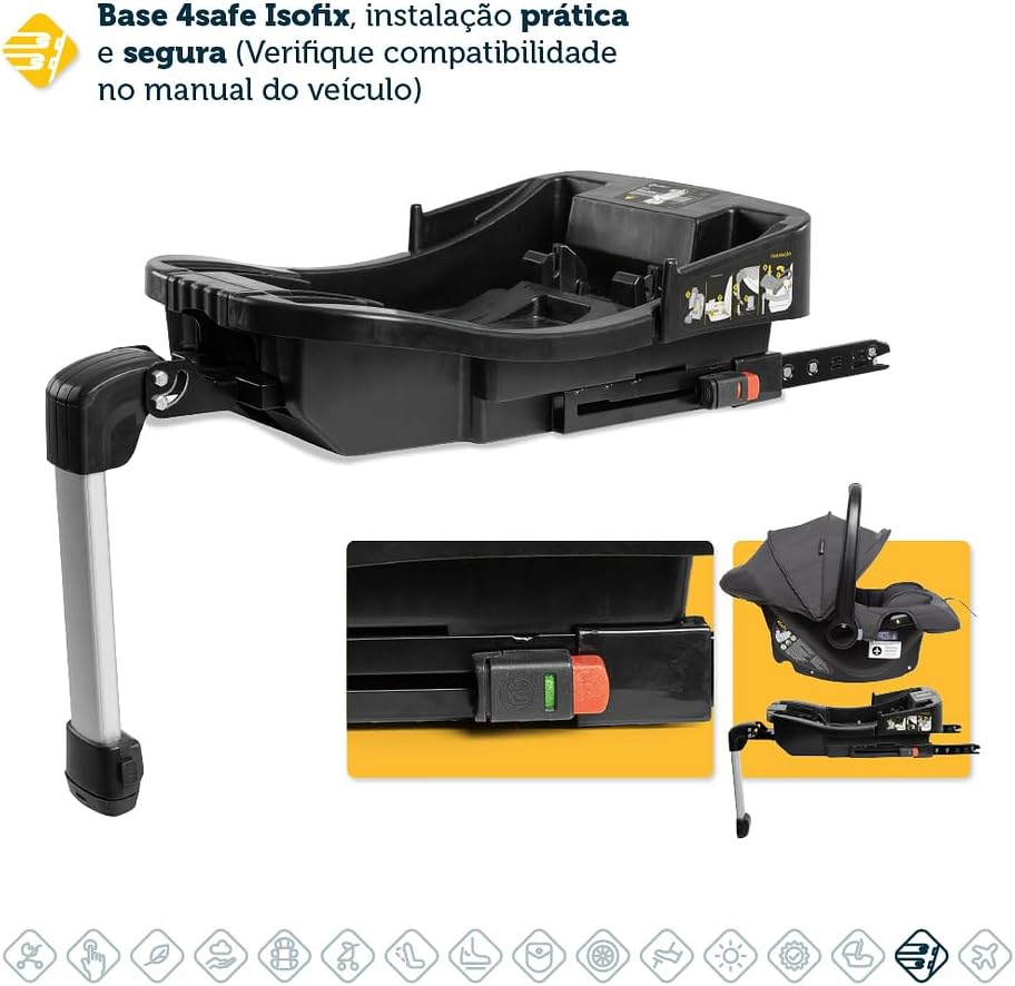 Carrinho Pact Pro Travel System Chumbo Shale - Joie