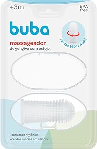 MASSAGEADOR DE GENGIVA COM ESTOJO - BUBA ZOO