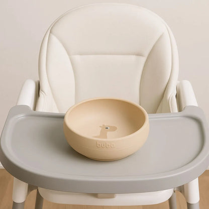 Bowl Em Silicone Com Ventosa Cloudy Girafa - Buba