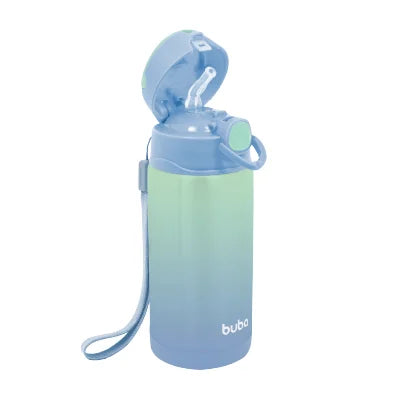 Copo Térmico Parede Dupla Degrade Azul - Buba