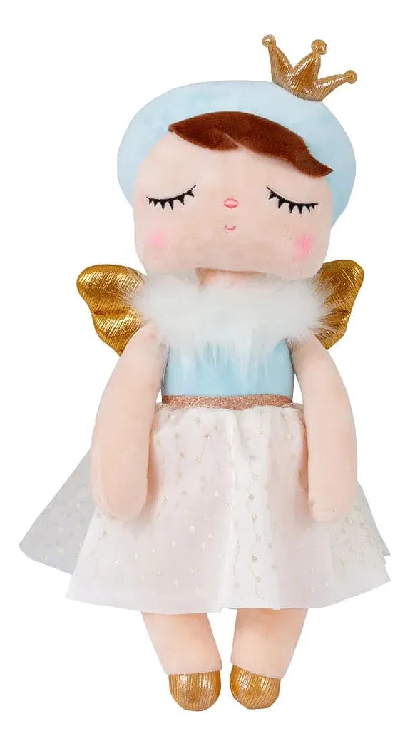 Boneca Ângela Angel Azul 33 Cm - Metoo