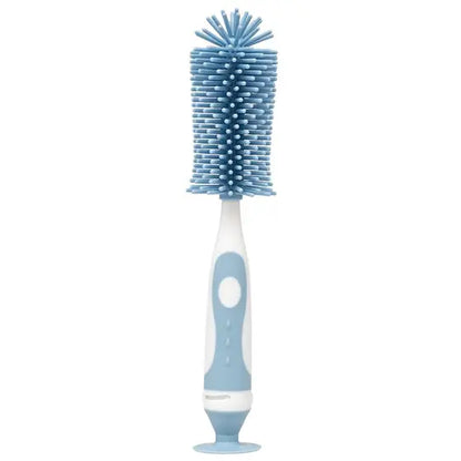 Escova para Mamadeira em Silicone Azul - Buba
