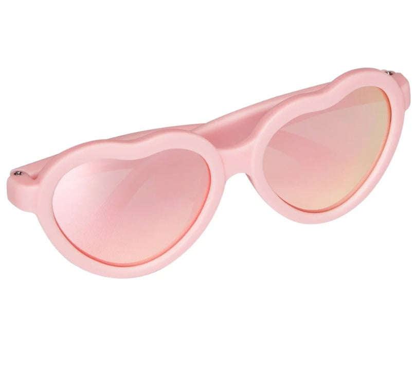Óculos De Sol Coração Rosa P - Buba