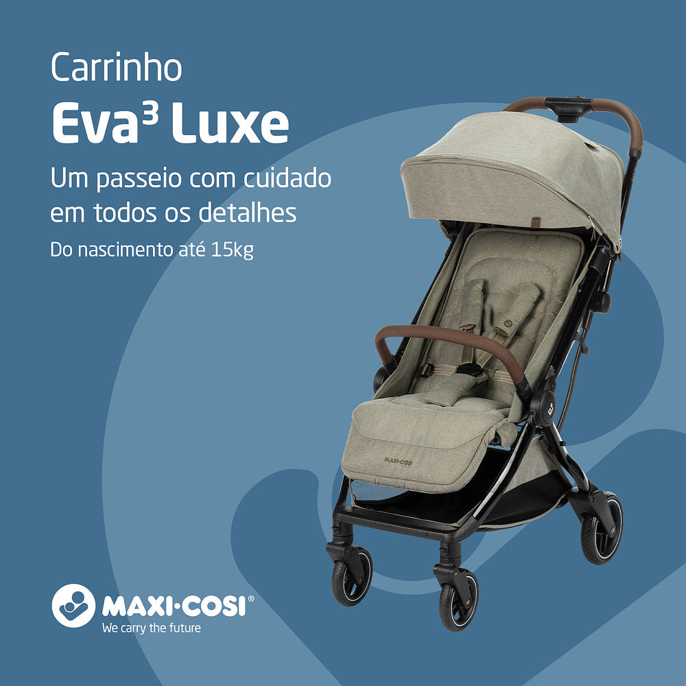 CARRINHO EVA³ LUXE -cor  TWILLIC TRUFFLE - MAXI-COSI
