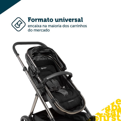 ALMOFADA PARA CARRINHO SAFECOMFORT DUPLA FACE PRETA - SAFETY 1st