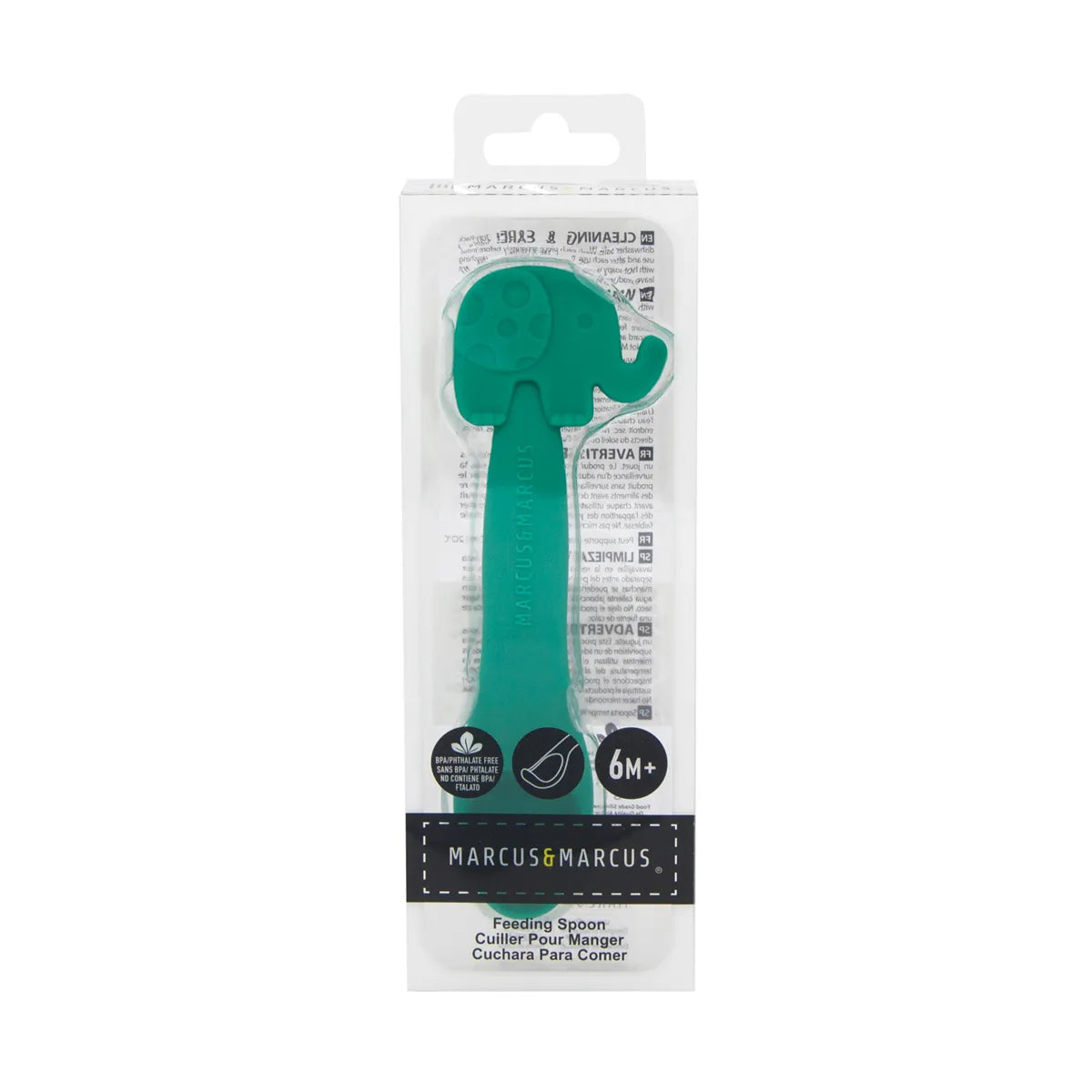 Colher em Silicone Elefante Ollie - Marcus & Marcus