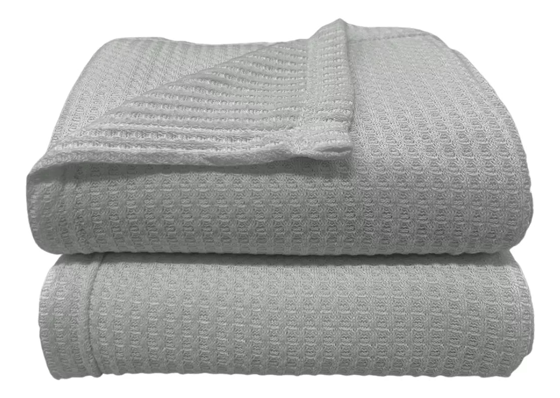 Manta Donna Termocelular Cubes Cinza- Laço Bebê