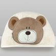 Toalha Power Sec Animada Urso Bege - Laço Bebê