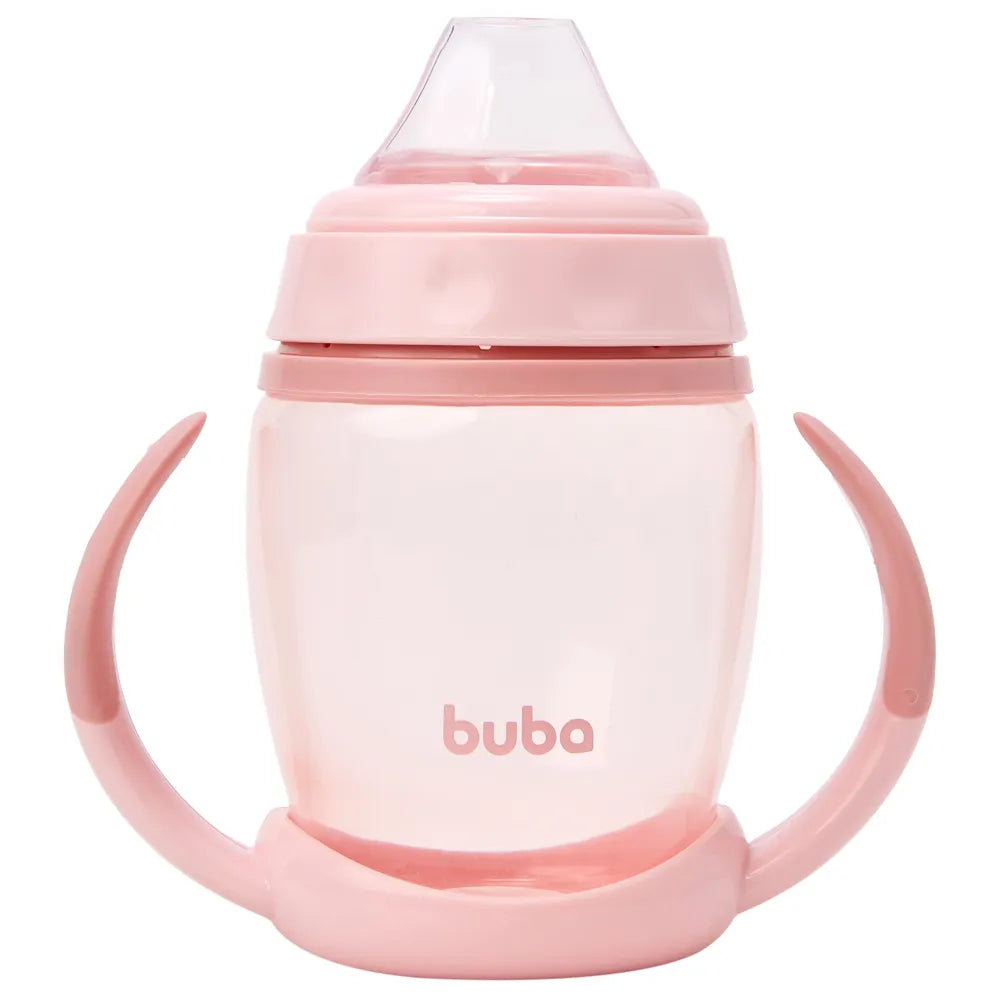Copo De Treinamento Com Alca Removivel Rosa - Buba