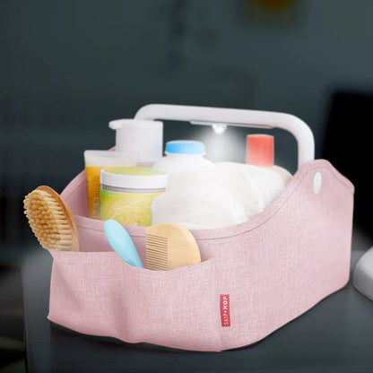 Organizador de Acessórios de Bebê com Led Rosa - Skip Hop
